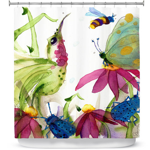 East Urban Home Floral Shower Curtain & Reviews Wayfair